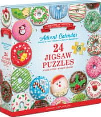 EuroGraphics Puzzle adventi naptár: karácsonyi fánk 24x50 darab