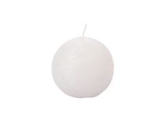 Iris Ball 80mm fehér gyertya