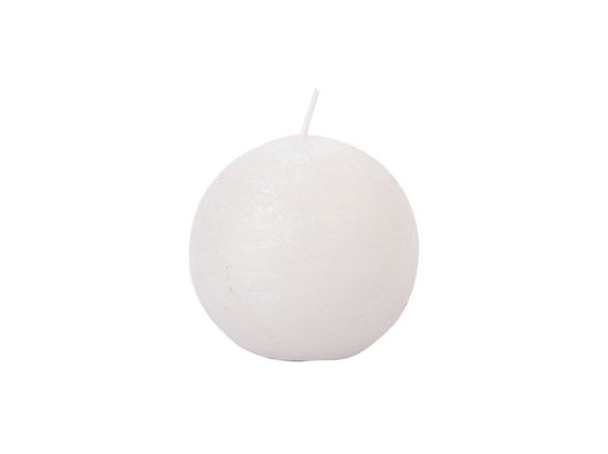 Iris Ball 80mm fehér gyertya