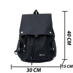 Dollcini Divatos hátizsák, alkalmi hátizsák, női/lányok/üzleti/utazási hátizsák, 426391, fekete