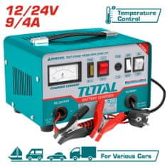 Total Akkumulátor töltő, 220V-240V/12V-24V (TBC1601)