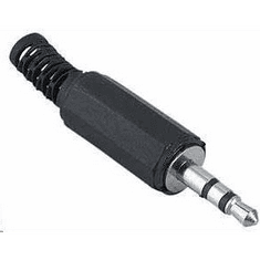 Hama 3.5 mm Male Plug, 3-pin, Stereo audio kábel 3.5mm Fekete (42824)