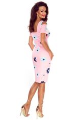 Amiatex Női ruha 440-4 + Nőin zokni Gatta Calzino Strech, rózsaszín, S