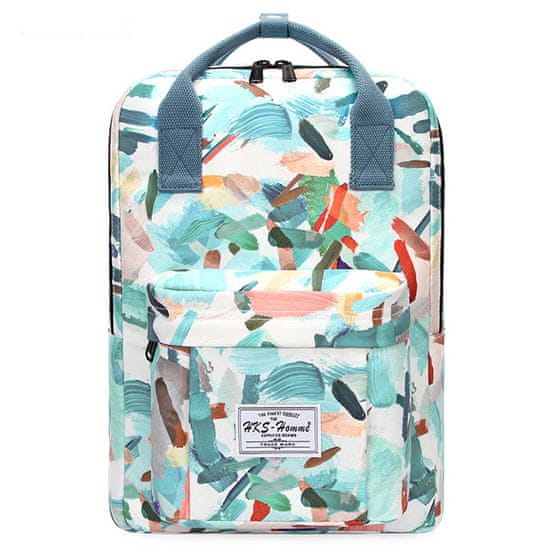Dollcini Divatos hátizsák, alkalmi hátizsák, nyomtatott hátizsák, graffiti stílusú hátizsák, hölgyek/lányok/üzleti/utazási hátizsák, 42711