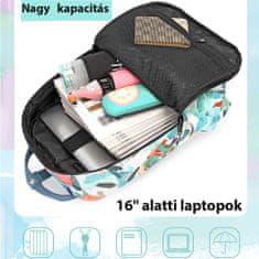 Dollcini Laptop hátizsák, Többfunkciós hátizsák, Vízálló, Karcmentes, Iskola, Utazás, Munka
