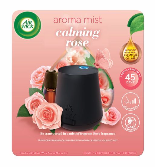 Air wick aroma diffúzor + utántöltő - csábító rózsaillat