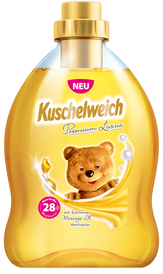 Kuschelweich PREMIUM LUXURY öblítő 28 mosás, 750 ml, arany