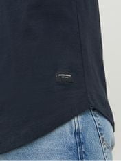 Jack&Jones Férfi póló JJENOA Long Line Fit 12113648 Navy Blazer REG (Méret XXL)