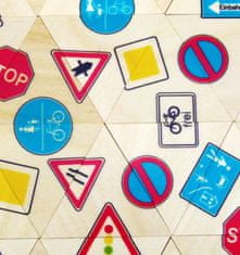 Hess Puzzle Mozaik közlekedési táblák 24 darab