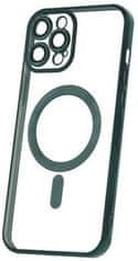 Forever Szilikon TPU tok Mag Color Chrome iPhone 12 Pro Max, zöld (TPUAPIP12PMMCCTFOGR)