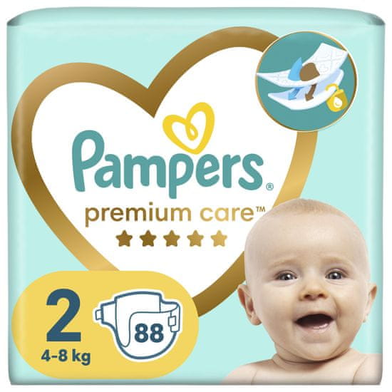Pampers Premium Care pelenkák méret. 2 (88 pelenka), 4-8 kg