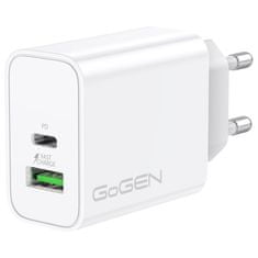 GoGEN USB/USB-C, PD 30W és gyorstöltő, ACHPD 230 W, fehér (GOGACHPDQ230W)