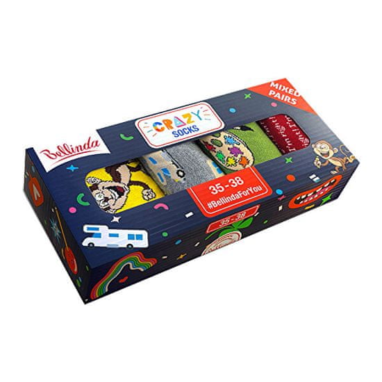 Bellinda Ajándék szett Crazy Socks Box BOX 3 FW23