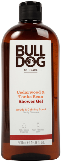 Bulldog Cedarwood & Tonka Bean Shower Gel, 500ml