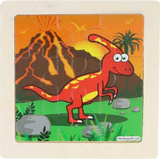 Fa puzzle Dinosaurus: Cryolophosaurus 9 db