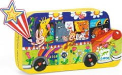 Djeco Puzzle Rainbow Bus 16 darab