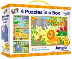 Galt Jungle Puzzle 4in1 (12,16,20,24 darab)