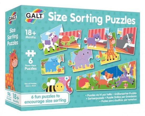 Galt Baby puzzle Ki a nagyobb és ki a kisebb 6x3 darabos puzzle