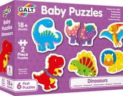 Galt Baby puzzle Dinoszauruszok 6x2 darab