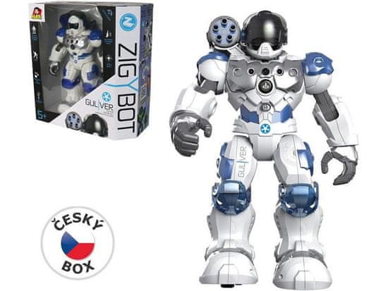 Robot Zigybot rendőrségi Guliver, 22 funkció, kék