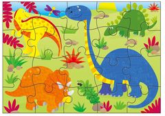 Galt Puzzle A dinoszauruszok földjén 4in1 (12,16,20,24 darab)
