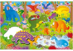 Galt óriás padló puzzle Dinoszauruszok 30 darab