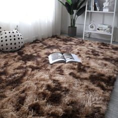MUVU Puha szőnyeg, plüss, barna, 160x220 cm