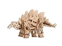 UGEARS 3D fából készült mechanikus puzzle Stegosaurus
