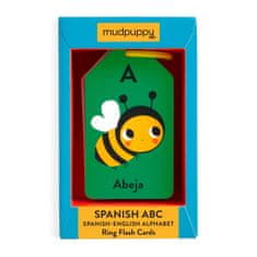 Mudpuppy ABC spanyol-angol kártyák gyűrűn 27 db