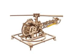 UGEARS 3D fából készült mechanikus puzzle MINI helikopter