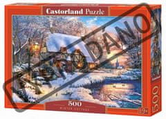 Castorland Téli házikó puzzle 500 darabos puzzle