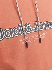 Jack&Jones Férfi melegítőfelső JORLAKEWOOD Relaxed Fit 12246802 Ginger (Méret S)