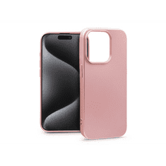 Haffner Apple iPhone 15 Pro hátlap - Metallic - pink (PT-6869)