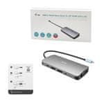 I-TEC USB-C Metal Nano 3x Display dokkolóállomás, Power Delivery 100 W