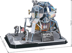 CubicFun 3D puzzle NASA: Apolo 11, holdkomp Eagle 93 darab