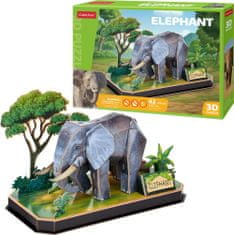 CubicFun 3D puzzle Elefánt 42 darab