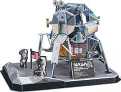 CubicFun 3D puzzle NASA: Apolo 11, holdkomp Eagle 93 darab