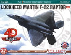 3D puzzle Lockheed Martin F-22 Raptor katonai repülőgép