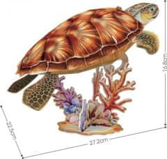 CubicFun 3D puzzle National Geographic: Tengeri teknős 31 darab
