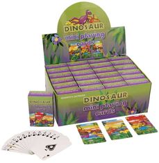 Mini játékkártyák - Dinoszauruszok (54 lap)
