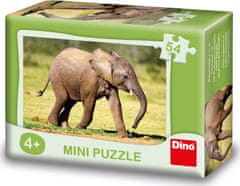 DINO Puzzle állatok - Elefánt 54 darab