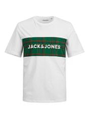Jack&Jones Férfi pizsama JACJJ Standard Fit 12246380 White (Méret S)