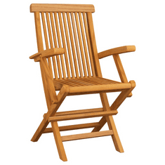 Vidaxl 3 db tömör tíkfa kerti szék antracitszürke párnával (3062514)