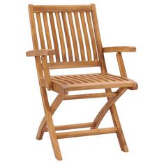 Vidaxl 2 db tömör tíkfa kerti szék krémszínű párnával (3062408)