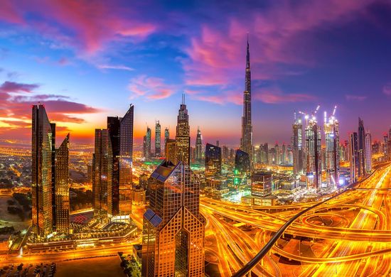 ENJOY Puzzle Dawn Dubai felett 1000 darab