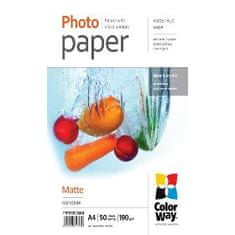 ColorWay fotópapír matt A4 50 db 190g