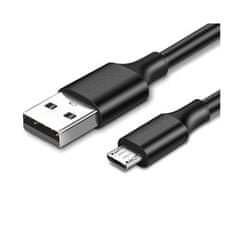 TKG Kábel: Fekete Micro USB / USB adatkábel 30 cm