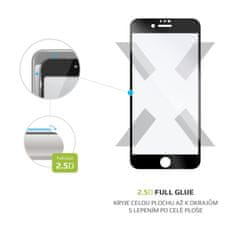 FIXED Full-Cover edzett üveg Apple iPhone 7/8/SE (2020/2022) készülékhez, teljes képernyőre tapadó, fekete színű