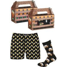 Evona Férfi ajándékkészlet - alsónadrág és zokni szett SÖR 23 (Méret XL)