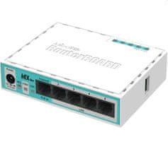 Mikrotik Router RB750r2 hEX lite 5x 10/100 LAN port, OS L4, 64 MB SDRAM